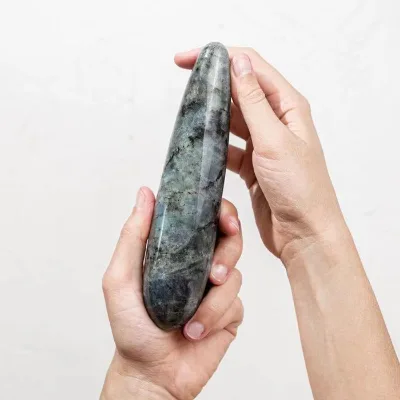 Wholesale Quartz Crystal Dildo Healing Crystal Dildo Magic Wand Massager Wand Massager