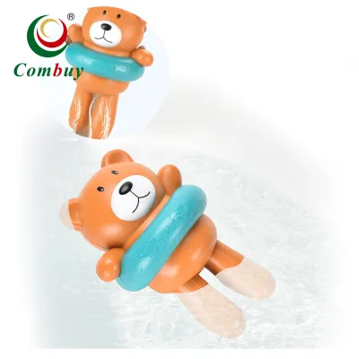 Bear Cute Shower Time Play Game Swimming Baby Bath Tub Toys