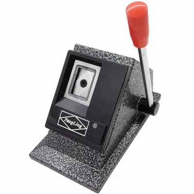 33*48mm Metal Hand Held Desktop Passport Manual Photo Cutter
