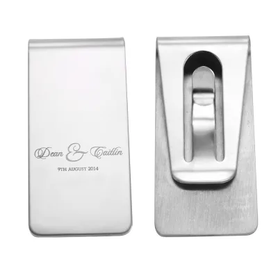 Custom Money Clip OEM Factory Direct Money Clip Personalized Logo Money Clip Card Holder Metal Wallet Decoration Men Accessories