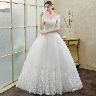 Bride Wedding Gown Lace Wedding Dress Bridal Dress Fashion