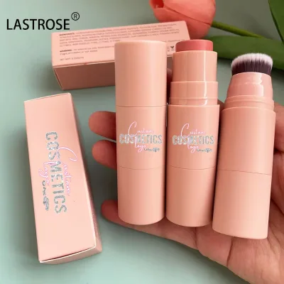 Wholesale Bulk Private logo Round Blush Stick Creamy Glow Double Ended Blush Multi-use Vegan Face Cosmetic Cream Blush Stick