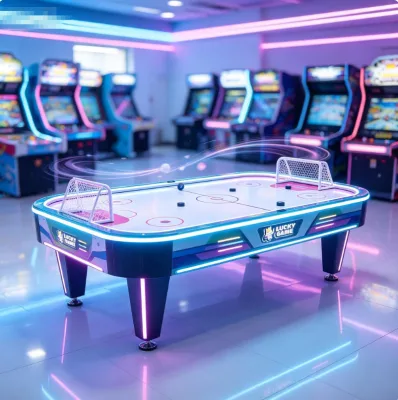 U-shaped air Hockey Table Led air Hockey Table 2 Player air Hockey Game Commercial air Hockey Table Arcade air Hockey Machine