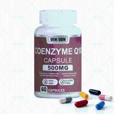 Coenzyme Q10 Ubiquinone Capsules Antioxidant Dietary Supplement for Daily Wellness