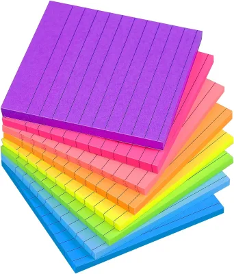 Premium Sticky Notes for Clear Writing Display