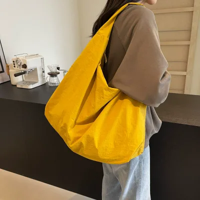 Custom Logo Large Capacity Trendy Lazy Style Casual Armpit Korean Version Daily Simple Commuting Bag Hobo Tote Shoulder Bag