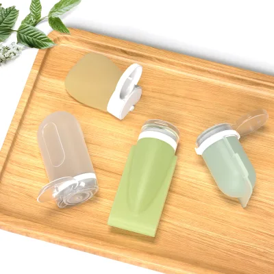 Travel Transfer Dispensing Bottles for Shampoo Body Wash Essential Oils-Liquid Sample Size Silicone Press-Type Vacuum Bottle
