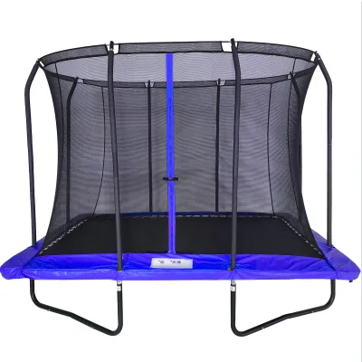Durable 7*10ft Kids Rectangular Trampoline Foldable Outdoor Play Plastic & Foam Product Versatile for Home Use