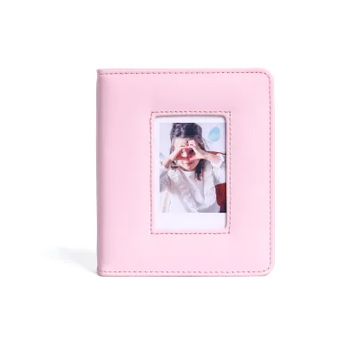 Hollow 64 pocket photo album 3-inch PU 4x6 Loose-leaf pictures album book for wedding/baby Photo collection/preservation
