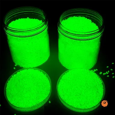 OEM Custom Long Lasting Luminescent Glow in the Dark Masterbatch for PET PE PP PC ABS  PUR HIPS TPE  TPU Injection Molding