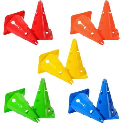 Football Training Maker Bucket Soccer Training Marker Obstacle Cones Football Sign Buckets for Outdoor Sports