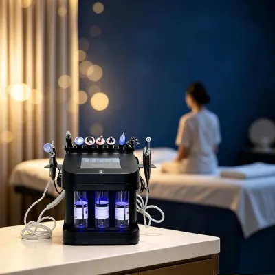 High Quality 11 in 1 Oxygen Facial Care Machine With Mask Multifunctional Small Bubble Face Skin Cleaning Beauty Device