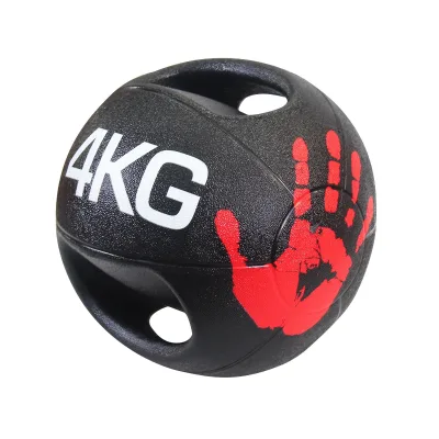 5kg PVC Power Training Fitness Soft Medicine Ball with Double Handle Exercise Weight Lifting Tool
