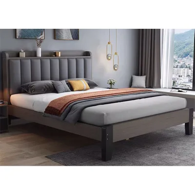 wholesale price mdf bedroom sets with wooden up-holstered beds nordic style bedroom set furniture king bedroom sets