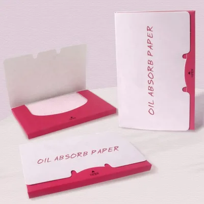 Custom Logo Vegan Natural Makeup Oil-Absorbing Sheets 1 Ply Travel-Friendly Silk Touch Private Label Service