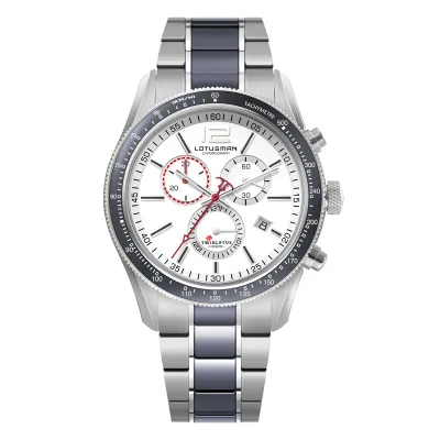 Men Ceramic Strap Analog Chronograph Calendar Watch Sport Men Wristwatch Watches Men Wrist With Custom Logo