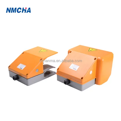 Durable Aluminum Electric Foot Pedal Switch Instant Momentary Control with Metal Construction