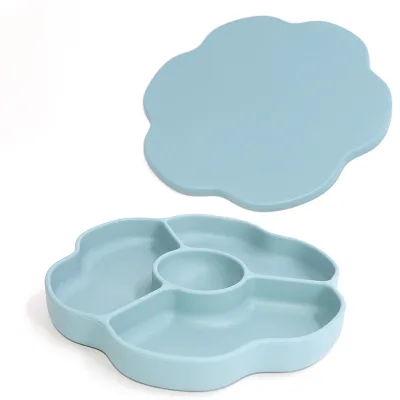 Non Slip Suction Plates for Baby, Baby Plates with Suction for Baby and Kids Toddlers for No More Meal Time Mess