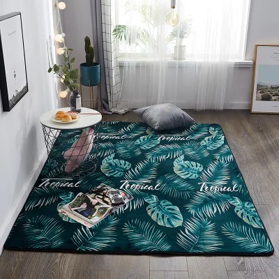 Modern Ultra Soft Velvet Area Rugs Modern 3d Large Living Room Carpets Rugs