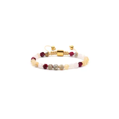Handmade Premium 8mm Diamond Cut Grade Onyx/Rose Quartz/Agate Bracelet Natural Lucky Stone Fashionable Fashion Bangles