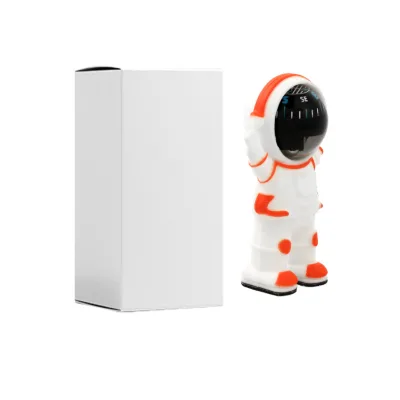 High-Precision Astronaut Mini Compass Novelty Gift Portable Device for Car Use Ornament Style