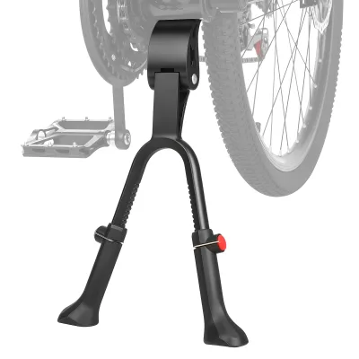 Bicycle Kickstand Double Legs Kick Stands Fit 24-29" MTB Road Bike Adjustable Aluminium Alloy Parking Rack Bike Accessories