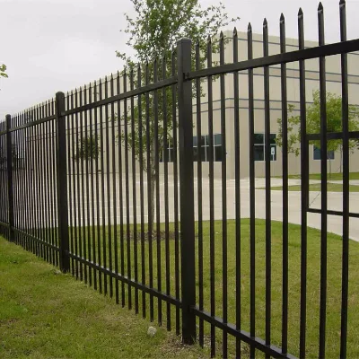 American Market Steel Picket Zinc Steel Protective Fencing
