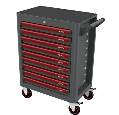 Professional BESITA 355pcs Adjustable Wrench Roller Cabinet CR-V Material 7 Drawers Keyed Locking System Durable Garage Tools