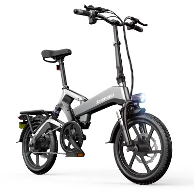 Brand New Ready to Ship Zhengbu Ultra-light Folding Electric Bicycle 400W 48V Electric Bicycle Lithium Battery Electric Bicycle