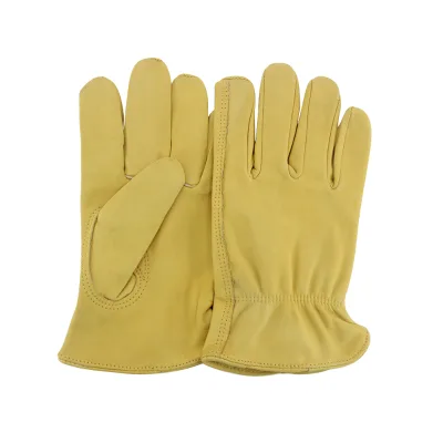 Driver's Leather Gloves Wear Resistance, Puncture Resistance, Wind Resistance Beautiful and Comfortable