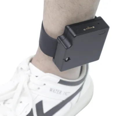 4G fake-ankle monitor gps enkel 4g anticut gps ankle bracelet with pedometer two-way calls for criminal offender prisoner track