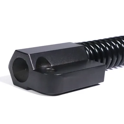 AGM Black Aluminum Alloy Hydraulic Damping Shock Absorber Front & Rear Scooter Suspension for Kugoo M4 M4 Pro Electric Scooters
