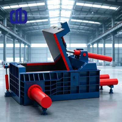 Hydraulic Metal Chip Briquetting Press - High Density Steel / Iron / Aluminum Chip Briquette Machine for Scrap Recycling