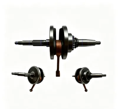 Crankshaft assembly 5YP/LC135/Double balanced counterweight crankshaft integrated forged connecting rod assembly