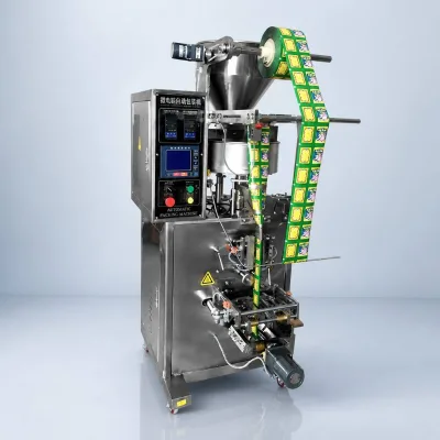 Automatic Three-Side Seal VFFS Packing Machine for Food Snack Grain Pouch Paper Bags Microcomputer Control Easy Operation