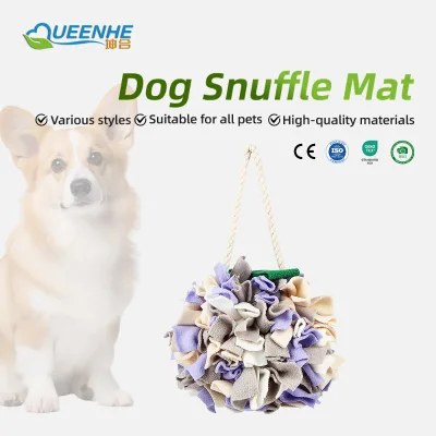 Wholesale Pet Product Dog Snuffle Mat Exclusive Design Pet Snuffle Balls Polar Fleece Bunny Play Toys