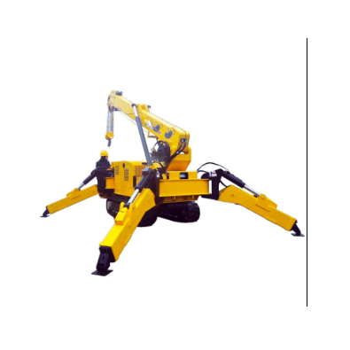 Top Brand ZQS125 Diesel Mini Spider Crane 5.5 Ton with 17.2m Lifting Height and 1 Year Warranty