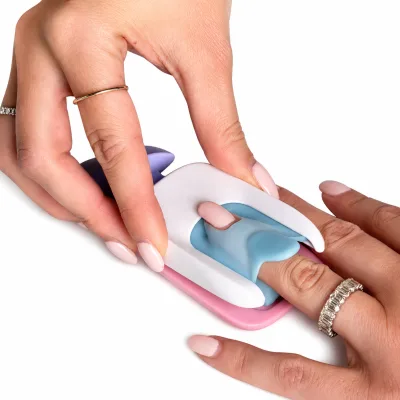 Portable Finger Holder Easy Painting Silicone Support Nail Art Stamping Nail Stamper Finger Holder Nail Stamping Tool