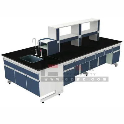 Guangzhou Science Center Lab Table Design Chemistry Laboratory Table with Sink for School Furniture