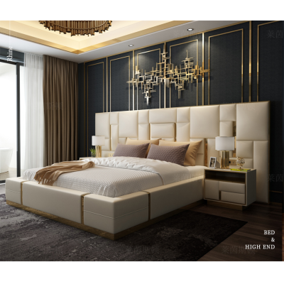 Premium Style Oversized Bedroom Furniture Queen Size Bed Loft Bed ultra king