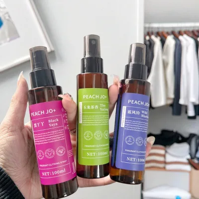 Hot Selling Eco-Friendly Luxury Floral Scent Spray Air Freshener Long-Lasting Natural Deodorant Mite Removal Wardrobe Fragrance