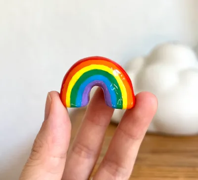 rainbow  Instax Polaroid Instant Photo Stand Card Holder