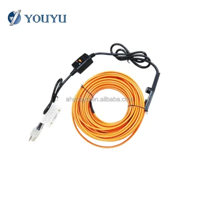 CCC Certified Carbon Fiber Snow Melting Cable Winter Driveway Heating Cable PVC Heating Wire Cable