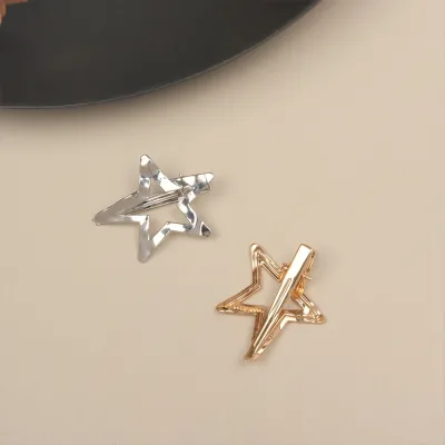 Luxury Bridal a Pearl Bling Metal Hair Accessory Crystal Rhinestone Star Hairpin Barrette Clip Branch Hair Pin