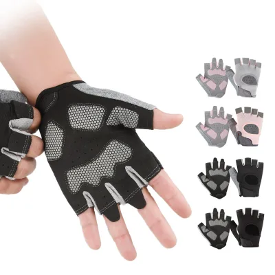 Hot Sale High Elastic Hollow Lightweight Comfortable Fit Men Women Workout Training Yoga Fitness Gloves