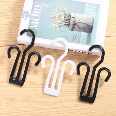 Supermarket Cheap Shoe Display Rack Plastic Injection Technics Black and White Slipper and Shoe Hook for Bathroom Use