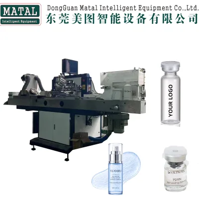Factory Direct Fully Automatic Cylindrical Tube Screen Printer, Round Object Serigraphy Printing Machine
