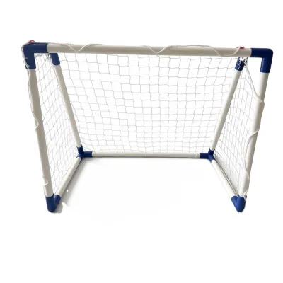 Portable Detachable PVC Soccer goal (76x62x48x21CM) for Indoor/outdoor Family Fun and Football Training;