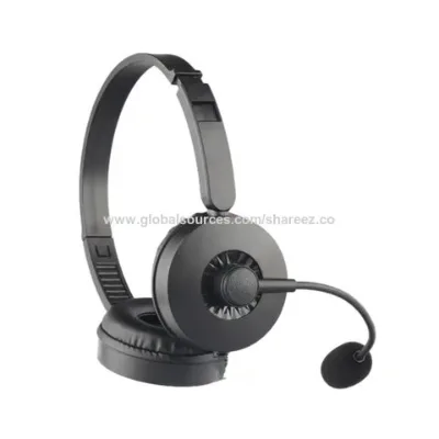 High Quality Wireless Computer Office Call Center Headset With Dual Mic Enc Anc Call Center Bluetooth Headset
