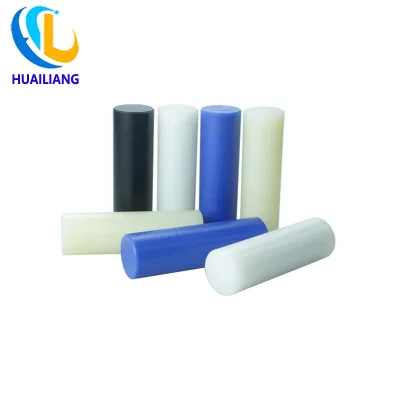 White Plastic Engineering Ptfe Mc Nylon PE PP PA Round bar Rod Supplier